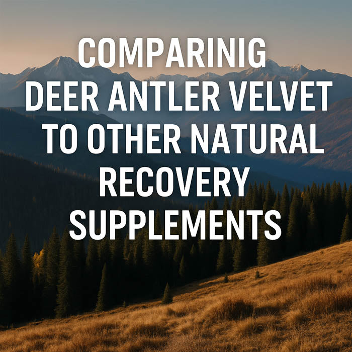 Comparing Deer Antler Velvet to Other Natural Recovery Supplements