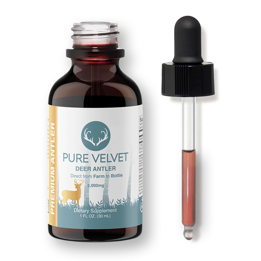 Premium Velvet Deer Antler Extract Powder - Natural Energy and Vitality  Booster