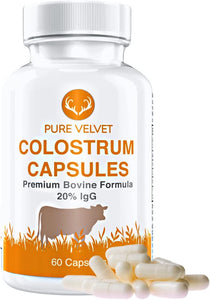 Bovine Colostrum Capsules - 60 IgG Immune Capsules