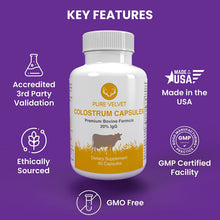 Bovine Colostrum Capsules - 60 IgG Immune Capsules