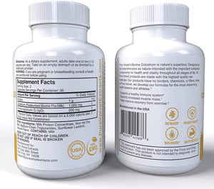 Bovine Colostrum Capsules - 60 IgG Immune Capsules
