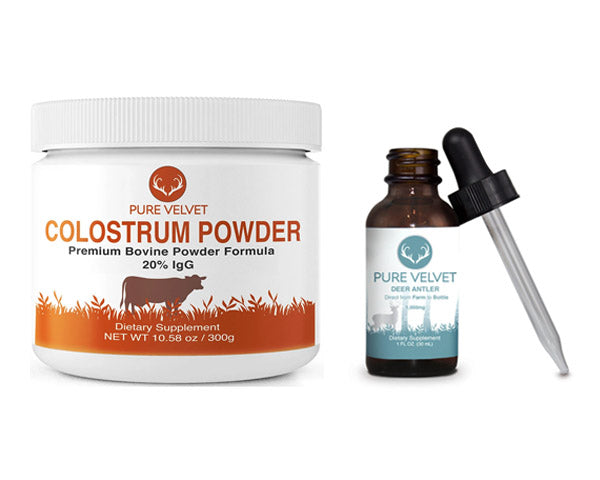 Maximum Growth Factor Bundle - Deer Velvet & Colostrum Powder